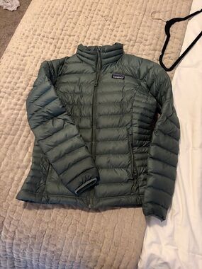Patagonia Women's Puffer Jacket in Sage Green